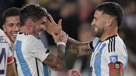 Oct 12, 2023 · Argentina will play Paraguay on Thursday, Oct. 12 at 7 p.m. ET at Estadio Monumental in Buenos Aires, Argentina. How can I watch Argentina's World Cup qualifier against Paraguay? The game will air ... 